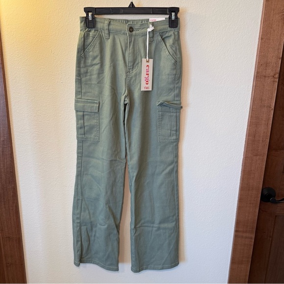 YMI Girl cargo pants size 14 green new with‎ tags - Picture 1 of 3
